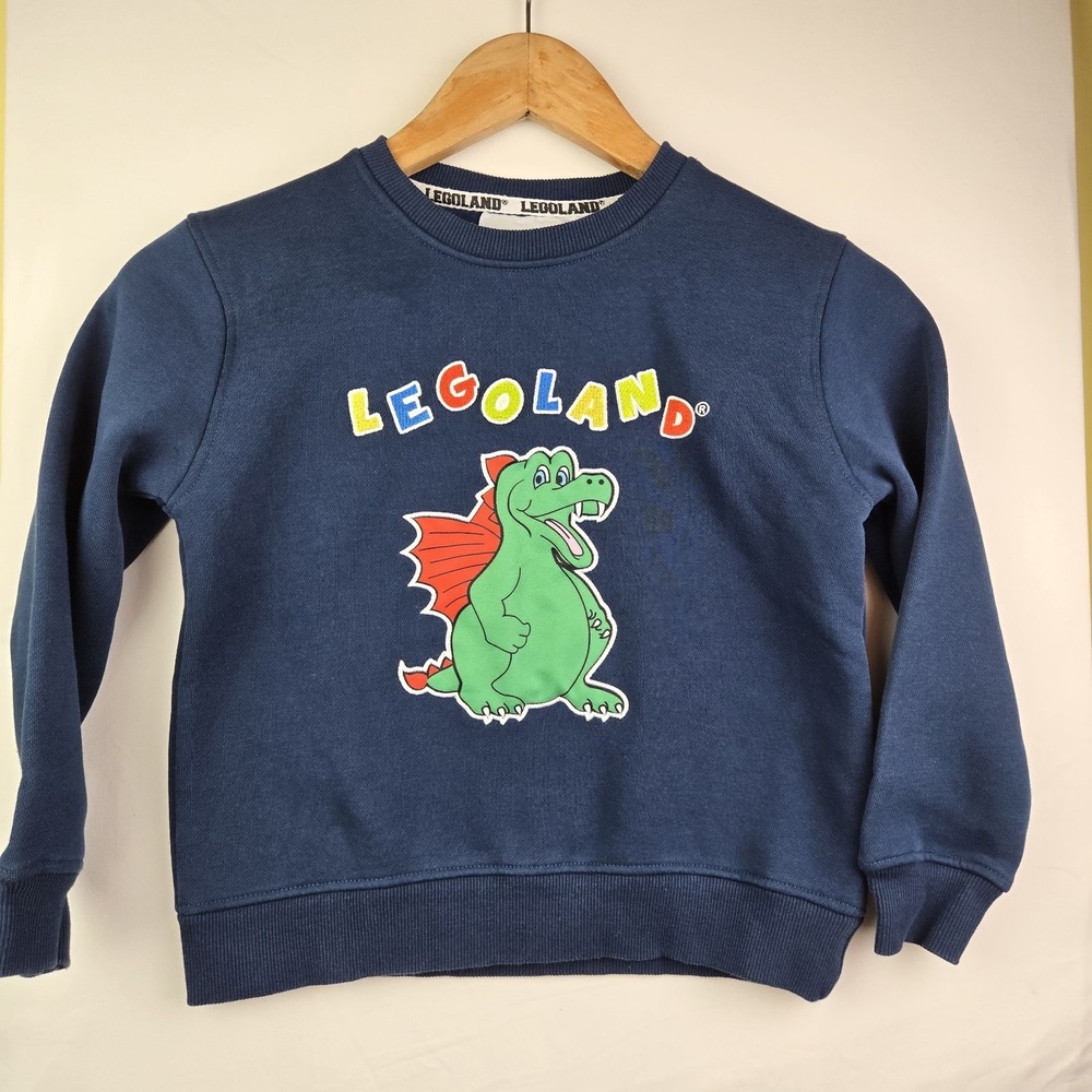 Legoland Crewneck Sweatshirt Pullover Sweater Size Boys Size 4T Dark Blue